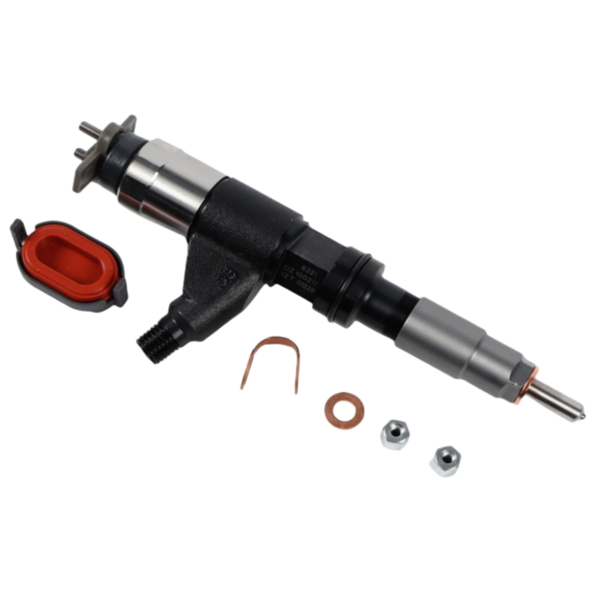 095000-6321 095000-6320 RE530361 RE531210 RE546783 SE501928 DZ100211 Fuel Injector for John Deere 4045 6068 4.5L 6.8L Engine 120D 160GLC 180GLC 210LJ 310J 310K 410J 450J 710J 6230 6525