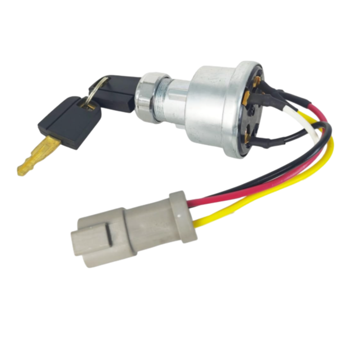 Ignition Starter Switch w/ 2 Key 110-7887 467-8535 142-8858 Compatible with Caterpillar Cat 257B D6T 247B D6R D6T 267B 906 246B 242B 267B 216B 226B