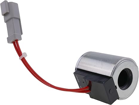 12V Solenoid Coil 1172911 117-2911 02362321 02-362321  With Backhoe Loader 416C 416D 420D 424B 424D 426C 428C 428D 430D 432D 436C 438C 438D 442D