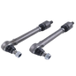 2PCS Tie Rod Group 1284128 128-4128 Compatible with Caterpillar Backhoe Loader 416C 416D 420D 424D 426C 430D 436C