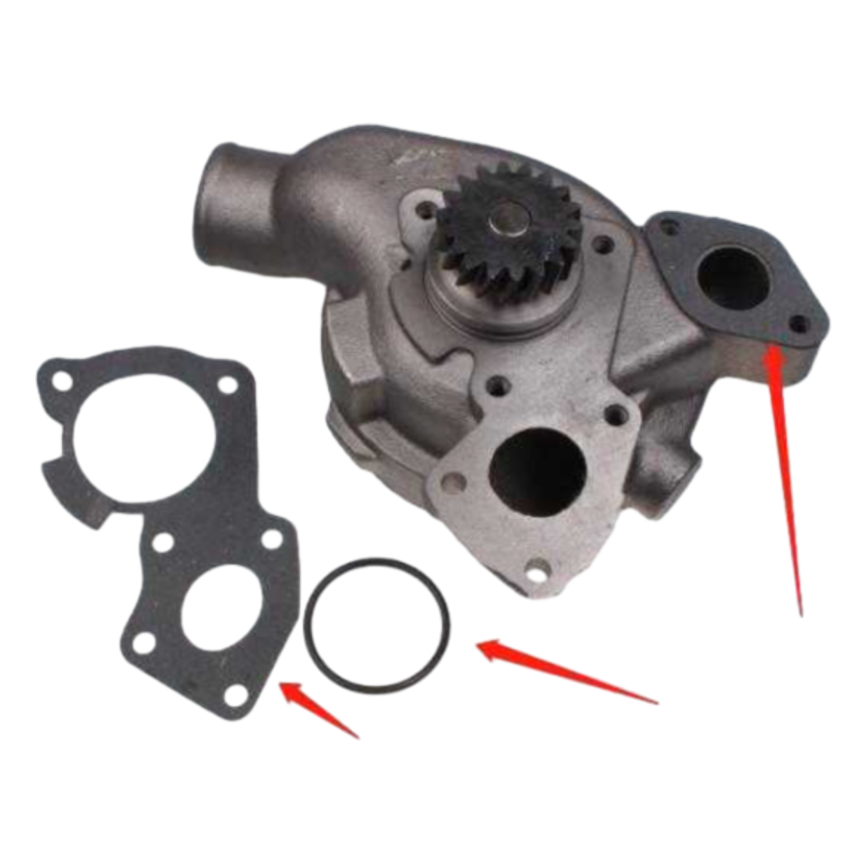 Water Pump 151-4825 1514825 Compatible for Caterpillar CAT Engine 3054 Excavator 317 307 312 315 317N Replacement